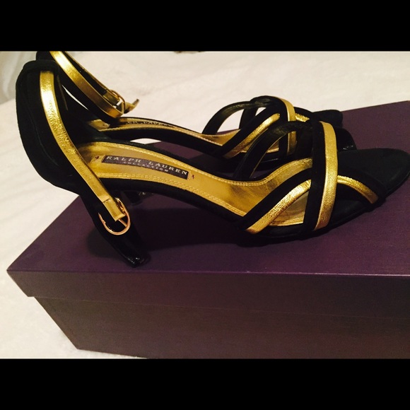 COPY - Ralph Lauren evening kitten heel - Picture 2 of 2